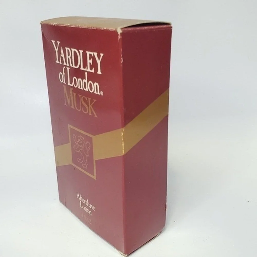 Yardley of London Musk Aftershave Lotion 4 FL OZ Vintage New Old Stock with Box